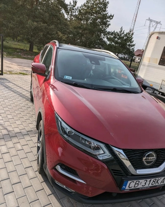 Nissan Qashqai cena 86500 przebieg: 80221, rok produkcji 2018 z Bydgoszcz małe 92